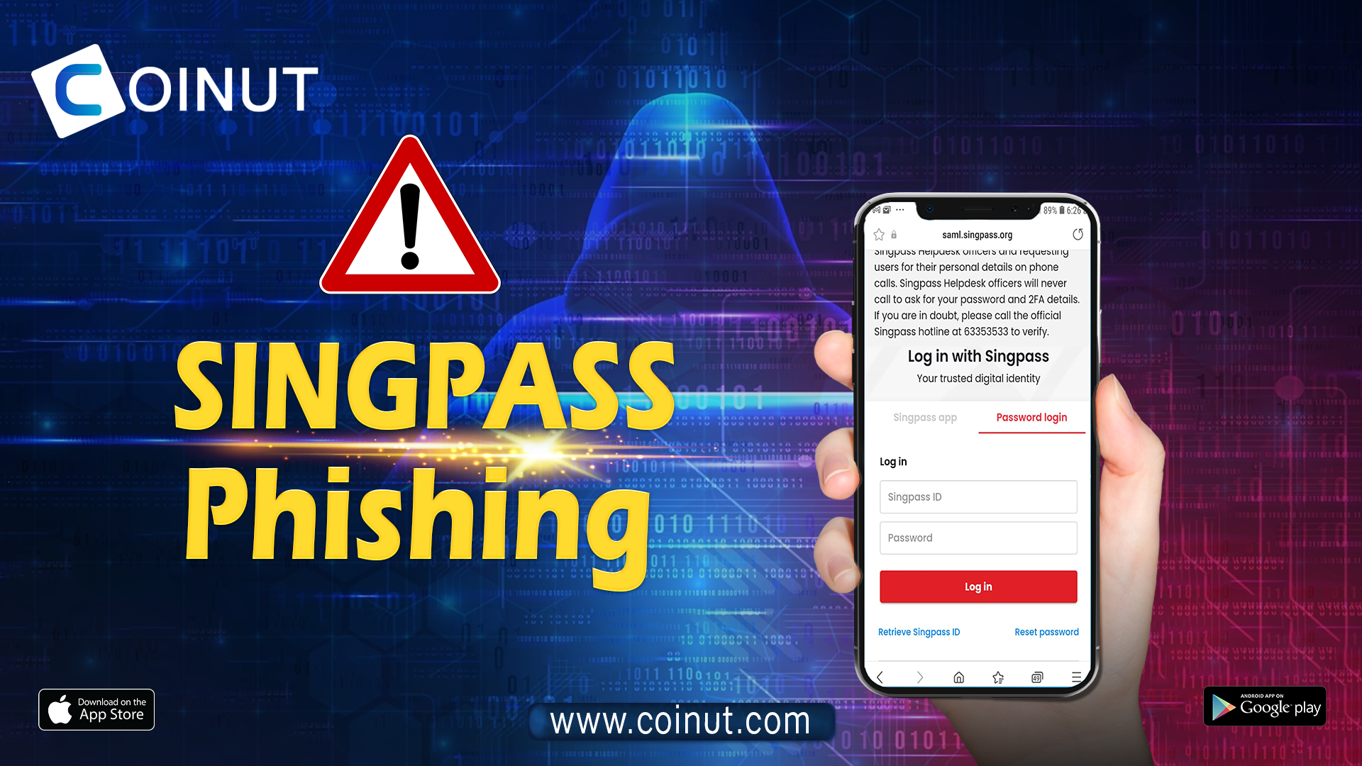 Warning: SINGPASS Phishing