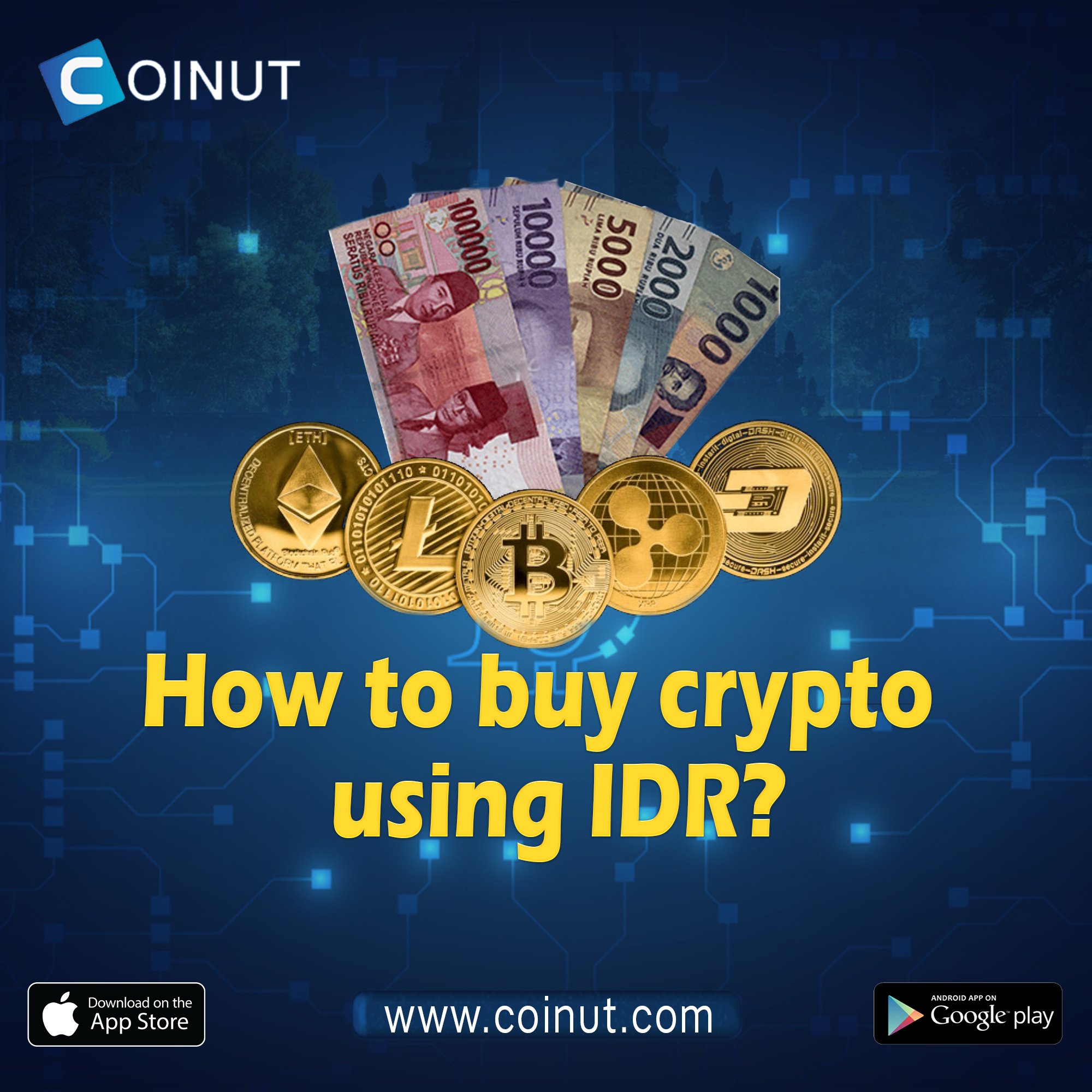 How to buy crypto using IDR?