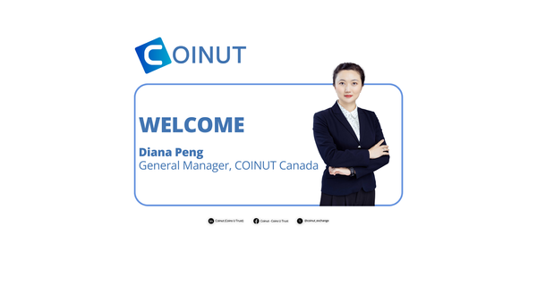 COINUT Welcomes Diana Peng as the new COINUT CA General Manager