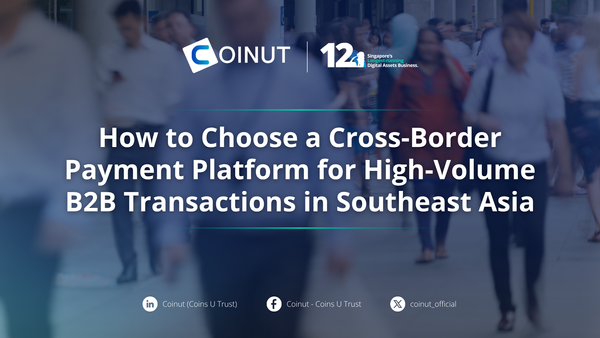 How to Choose a Cross-Border Payment Platform for High-Volume B2B Transactions in Southeast Asia